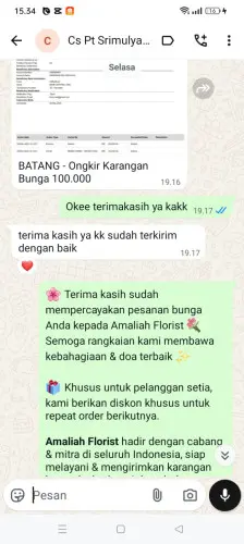 Testimonial Papan Bunga siak